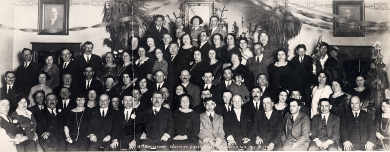 Photo of Seattle Workmen's Circle 15th Anniversary, 1924